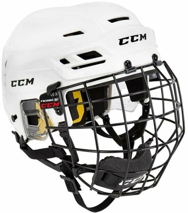CCM CCM Tacks 210 Combo SR Bela S Hokejska čelada