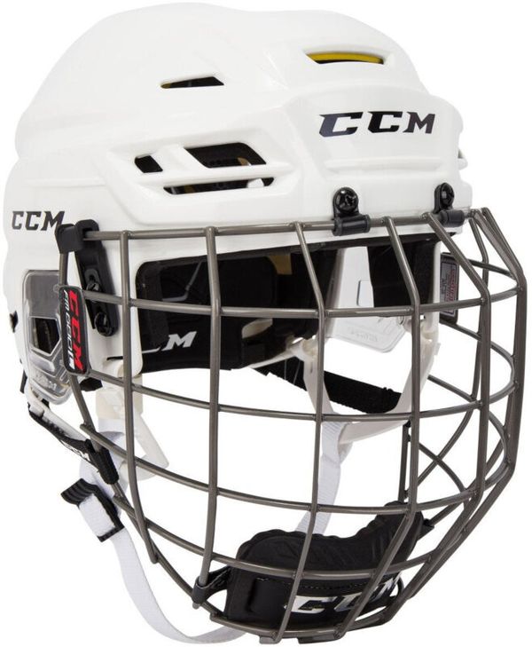 CCM CCM Tacks 310 Combo SR Bela L Hokejska čelada