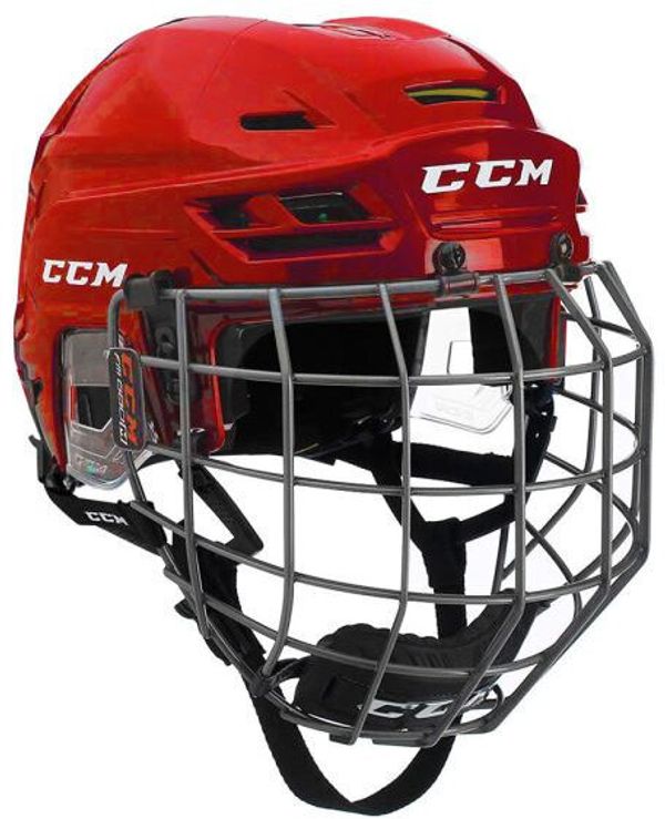 CCM CCM Tacks 310 Combo SR Rdeča L Hokejska čelada