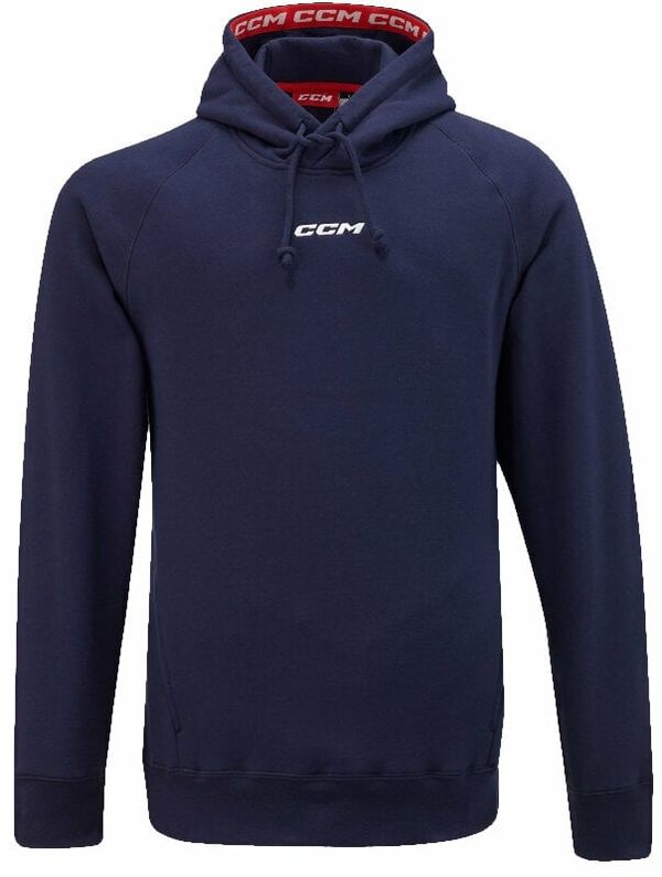 CCM CCM Team Fleece Pullover Hoodie Navy 2XL Hokejski pulover
