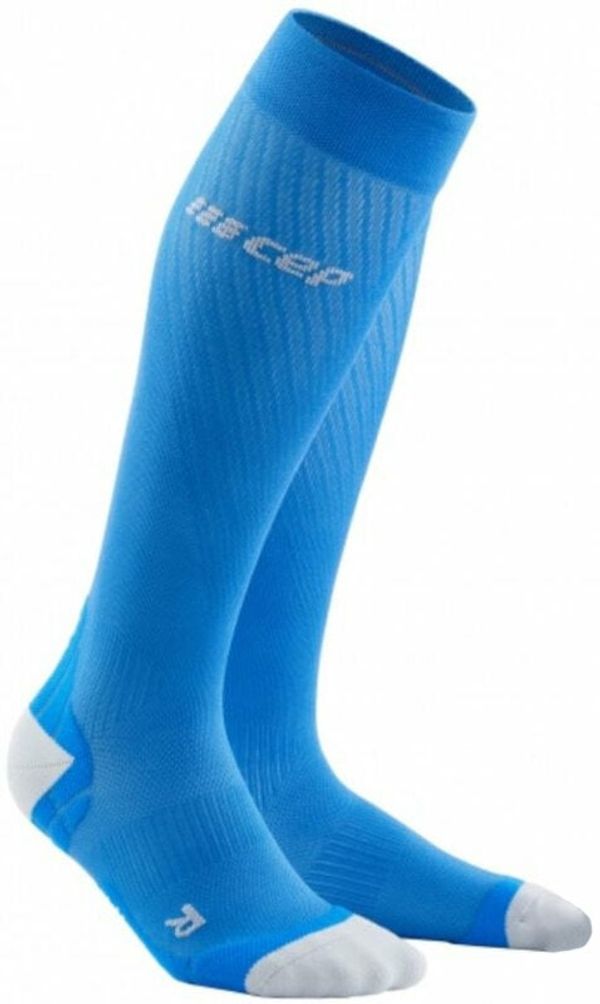 CEP CEP WP20KY Compression Tall Socks Ultralight Electric Blue/Light Grey II Tekaške nogavice