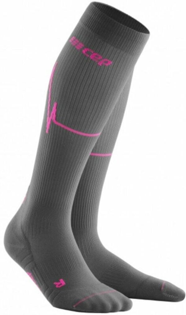 CEP CEP WP20MC Compression Tall Socks Heartbeat Vulcan Flame II Tekaške nogavice