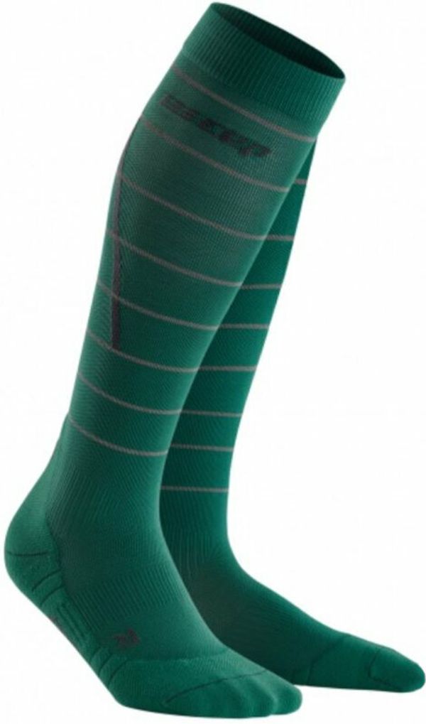 CEP CEP WP50GZ Compression Tall Socks Reflective Green V Tekaške nogavice