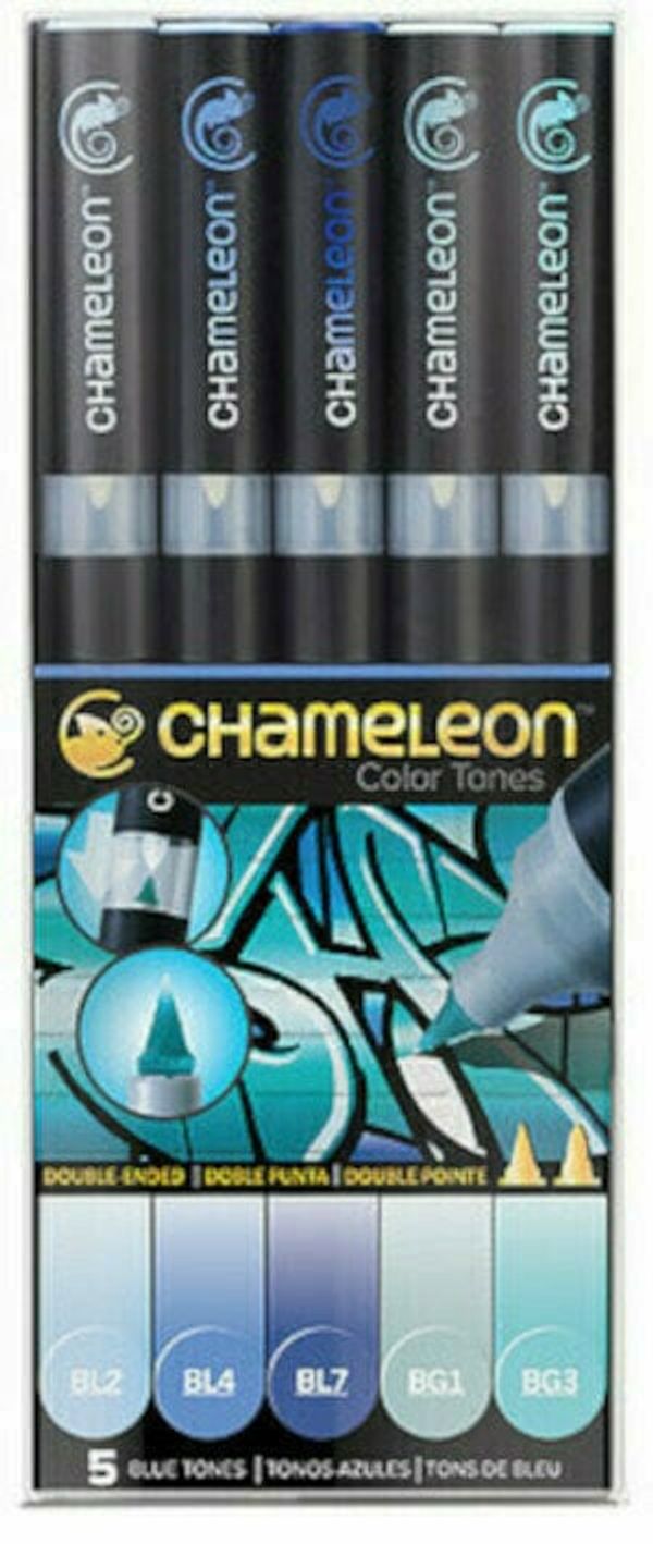 Chameleon Chameleon Blue Tones Označevalnik senčenja Blue Tones 5 kos.