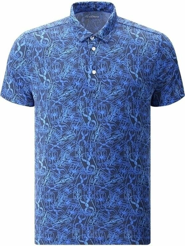 Chervo Chervo Mens Anyone Polo Blue Pattern 54