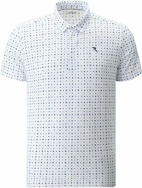 Chervo Chervo Mens Anyone Polo Polka Dot White 50