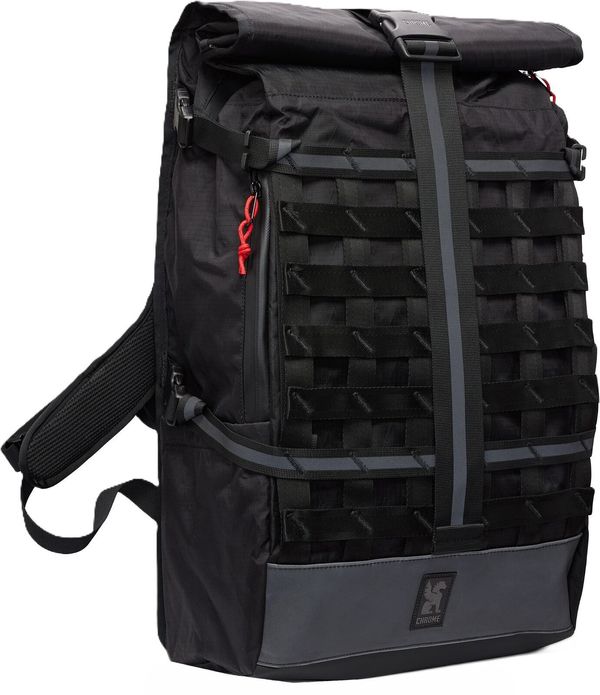 Chrome Chrome Barrage Backpack Reflective Black 34 L Nahrbtnik