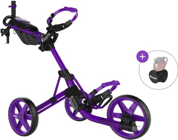 Clicgear Clicgear Model 4.0 Purple SET Purple Ročni voziček za golf