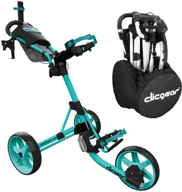 Clicgear Clicgear Model 4.0 SET Soft Teal Ročni voziček za golf