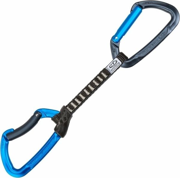 Climbing Technology Climbing Technology Lime Set DY Quickdraw Solid Straight/Solid Bent Gate 12.0