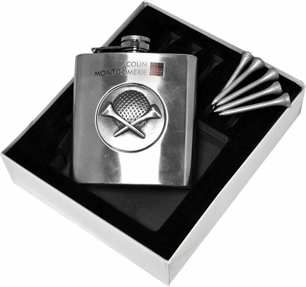 Colin Montgomerie Colin Montgomerie Golfers Hip Flask Set