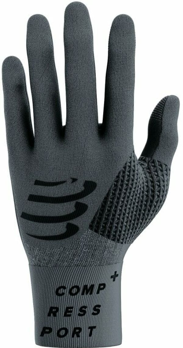 Compressport Compressport 3D Thermo Gloves Asphalte/Black Tekaške rokavice