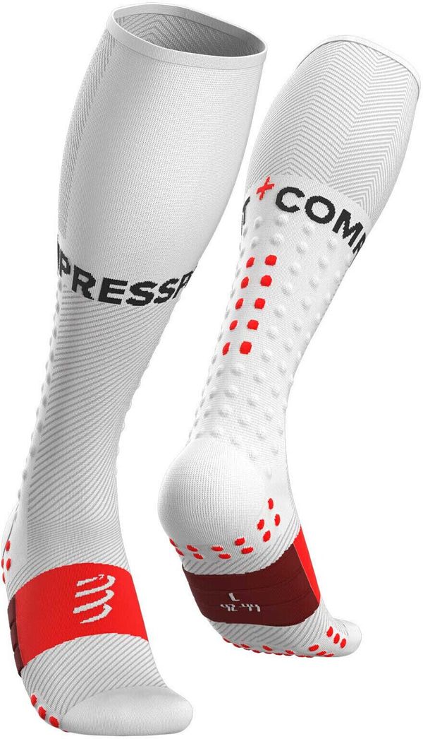 Compressport Compressport Full Socks Run White T1 Tekaške nogavice