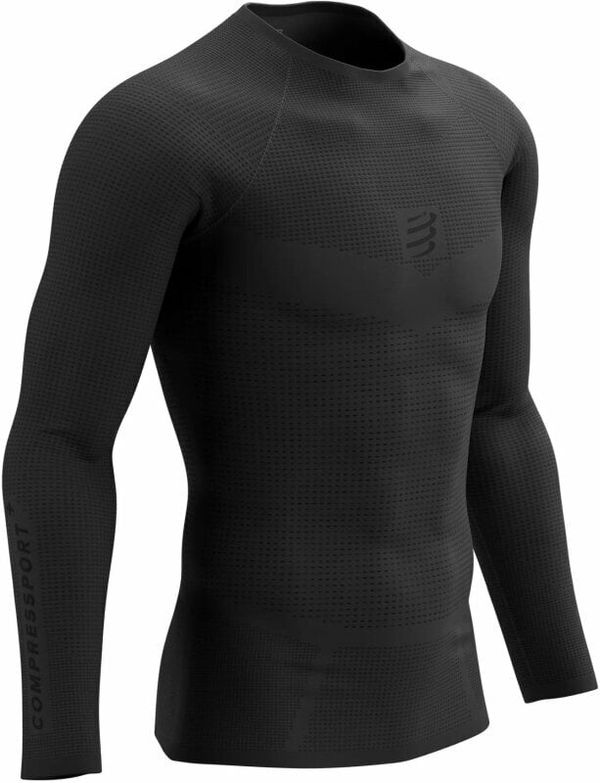 Compressport Compressport On/Off Base Layer LS Top M Black L Tekaška majica z dolgim rokavom