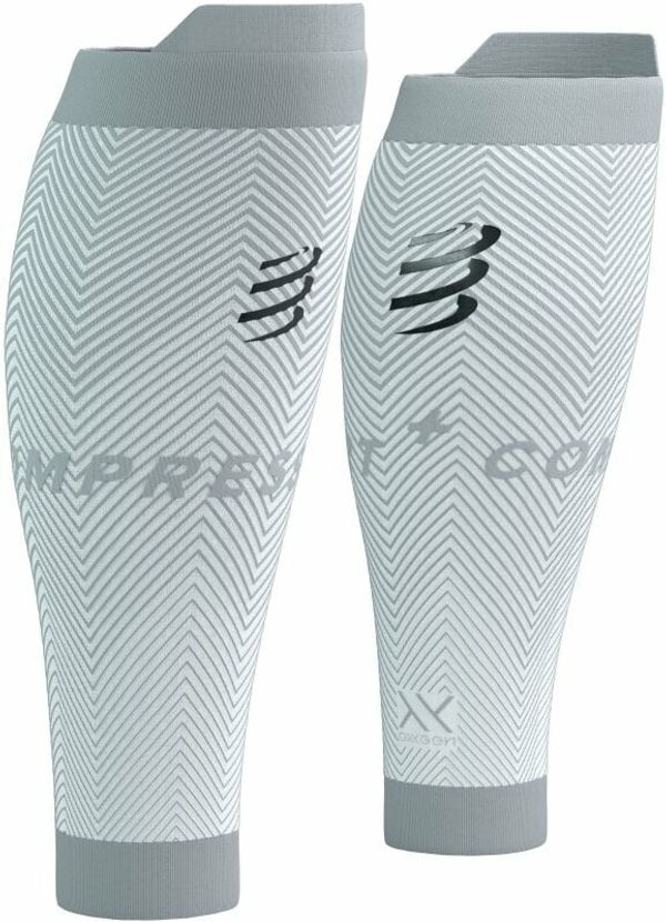 Compressport Compressport R2 Oxygen White/Nebel Grey T1 Prevleke za tekaške copate