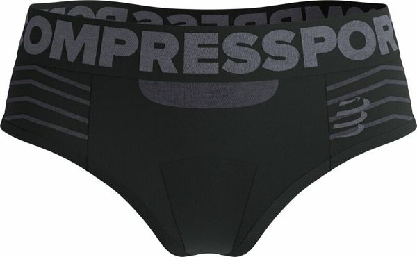 Compressport Compressport Seamless Boxer W Black/Grey Tekaško spodnje perilo