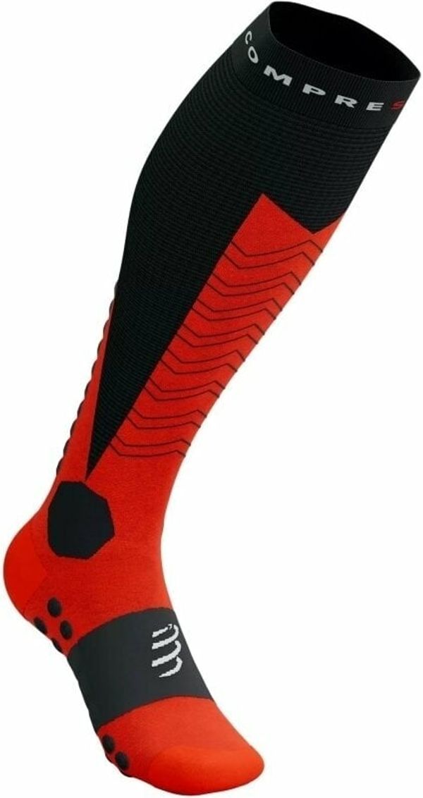 Compressport Compressport Ski Mountaineering Full Black/Red T2 Tekaške nogavice