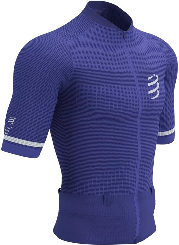 Compressport Compressport Trail Postural SS Top M Dazzling Blue/White XL Tekaška majica s kratkim rokavom