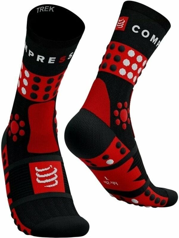 Compressport Compressport Trekking Black/Red/White T4 Tekaške nogavice