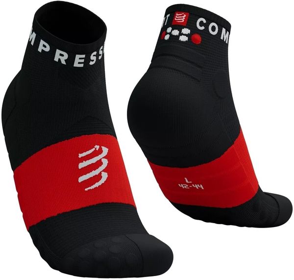 Compressport Compressport Ultra Trail Low Socks Black/White/Core Red T3 Tekaške nogavice