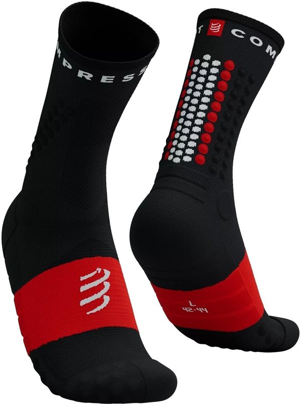 Compressport Compressport Ultra Trail Socks V2.0 Black/White/Core Red T3 Tekaške nogavice