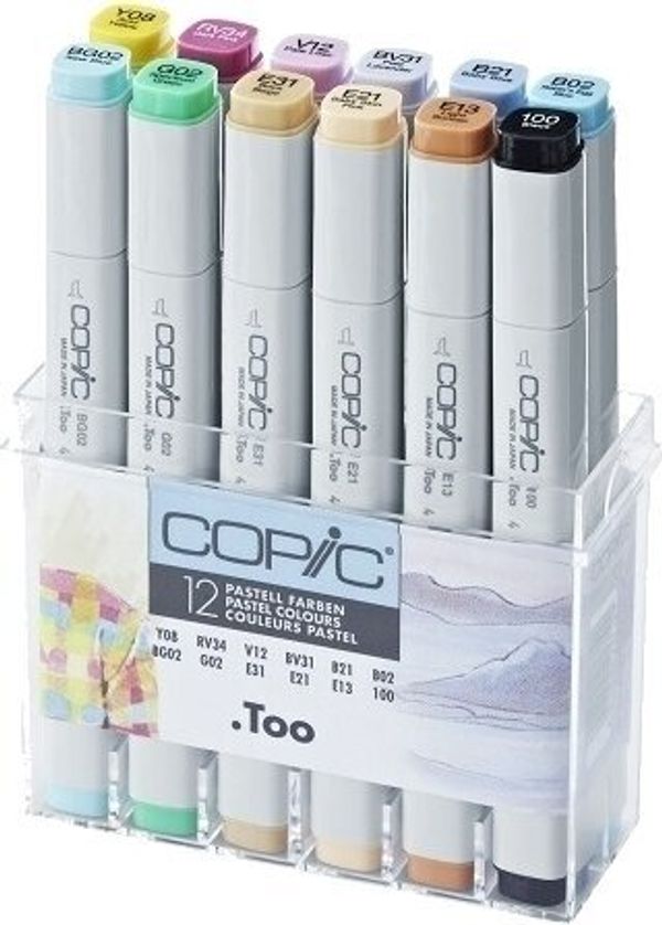 Copic Copic Classic Kartuša za nalivno pero Pastel Colours 12 kos.