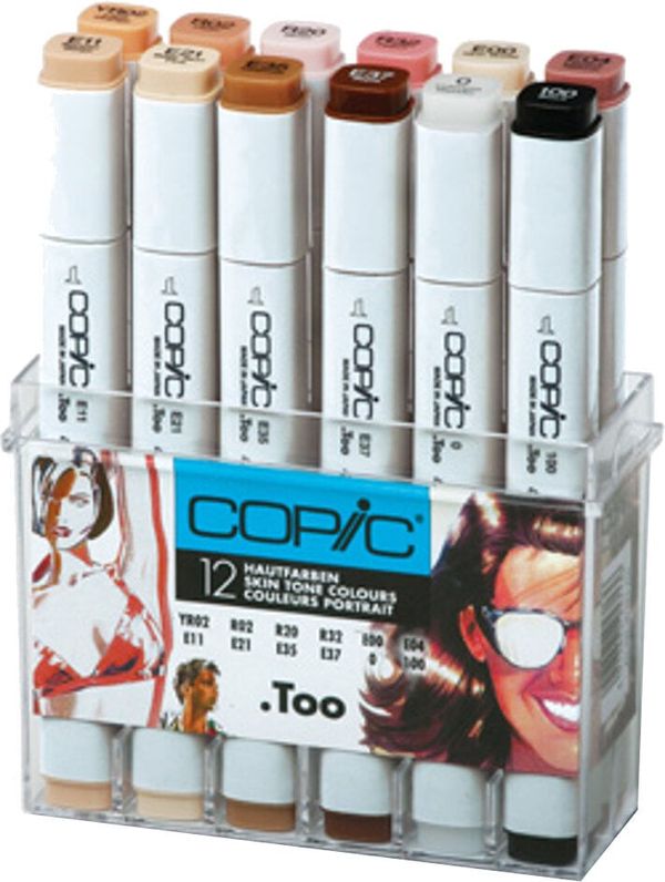 Copic Copic Classic Kartuša za nalivno pero Skin Tones Colours 12 kos.