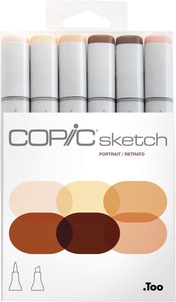 Copic Copic Sketch Kartuša za nalivno pero Skin Tones 6 kos.