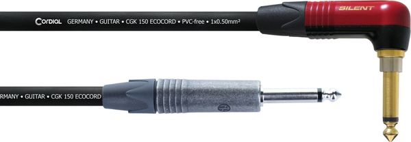 Cordial Cordial Ecocord PR-SILENT 3 m Ravni - Kotni Instrumentalni kabel