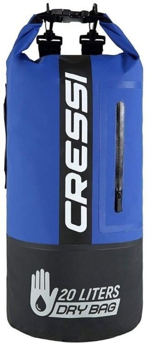 Cressi Cressi Dry Bag Bi-Color Black/Blue 20L
