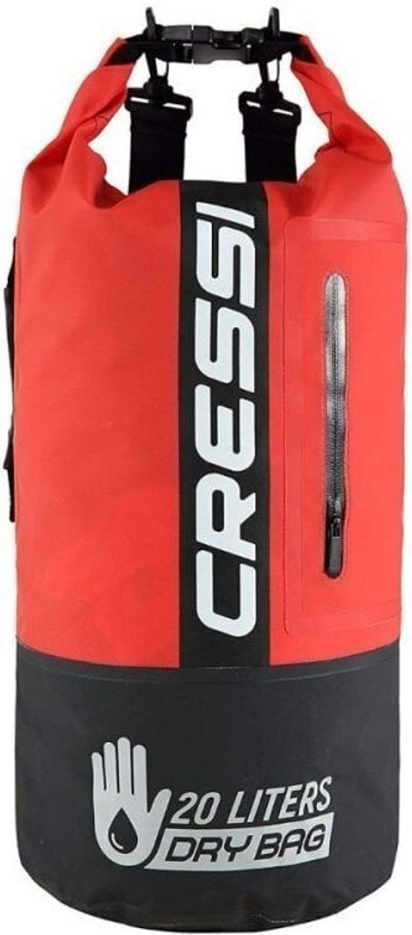 Cressi Cressi Dry Bag Bi-Color Black/Red 20L