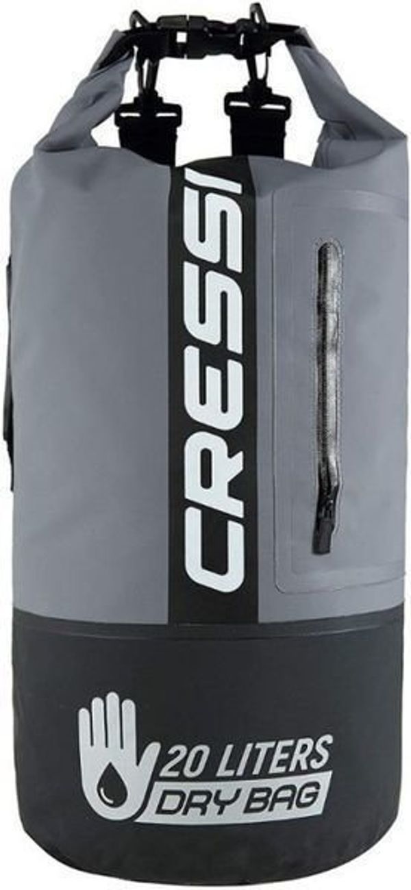 Cressi Cressi Dry Bag Premium 20L Bi-Color Black Grey
