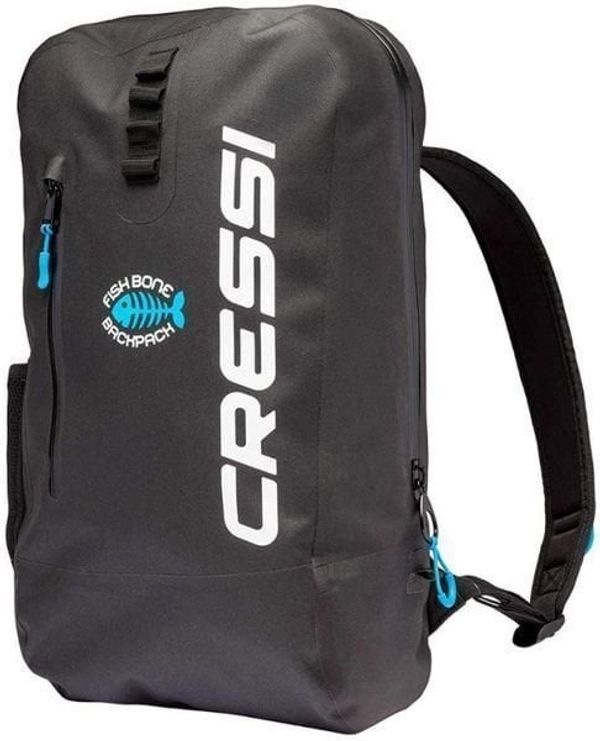 Cressi Cressi Fishbone Dry Backpack 25L Black/Light Blue