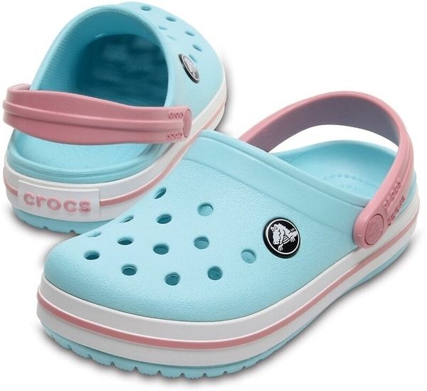 Crocs Crocs Kids' Crocband Clog Ice Blue/White 28-29