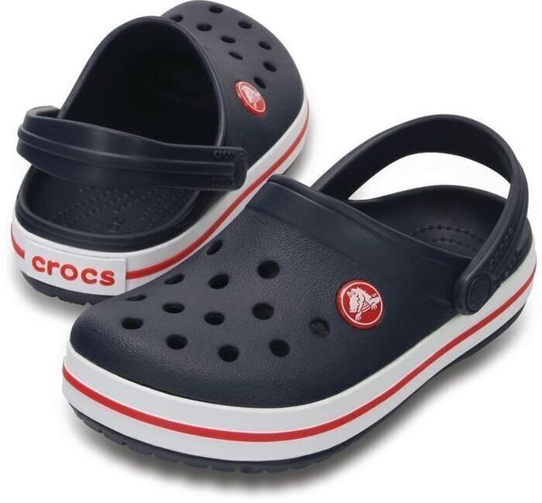 Crocs Crocs Kids' Crocband Clog Navy/Red 32-33