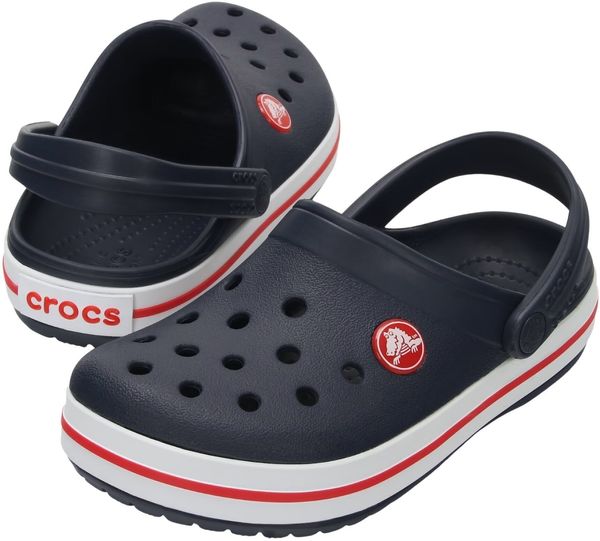 Crocs Crocs Kids' Crocband Clog Sandali Navy/Red 19-20