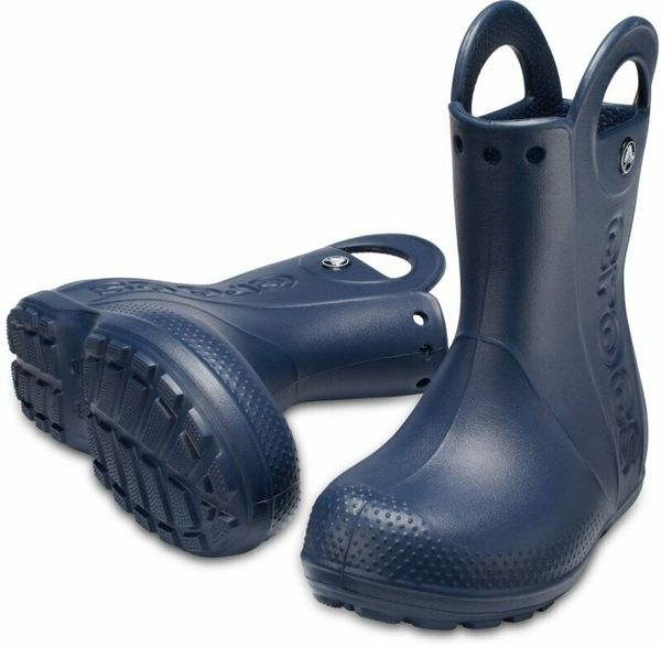 Crocs Crocs Kids' Handle It Rain Boot Navy 22-23