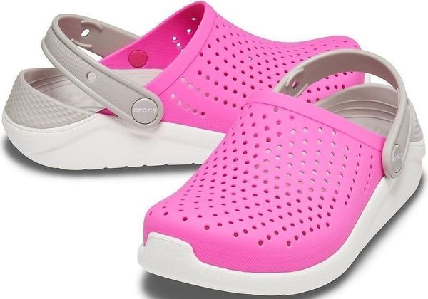 Crocs Crocs Kids' LiteRide Clog Electric Pink/White 33-34