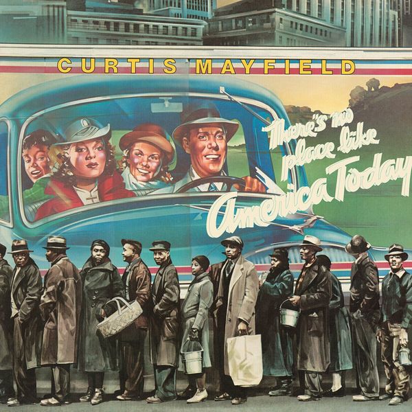 Curtis Mayfield Curtis Mayfield - There's No Place Like America (Blue Coloured) (Limited Edition) (Reissue) (LP)