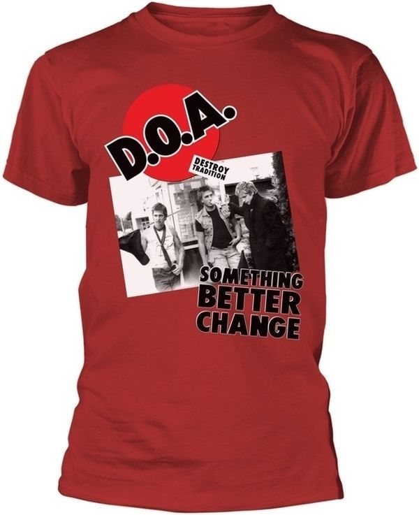 D.O.A D.O.A Majica Something Better Change Red M