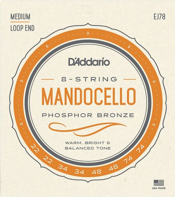 D'Addario D'Addario EJ78 Strune za mandoline