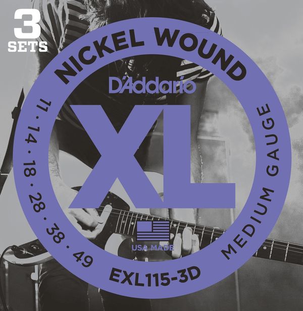 D'Addario D'Addario EXL115-3D