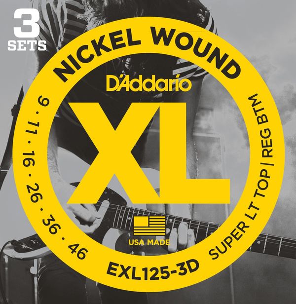 D'Addario D'Addario EXL125-3D