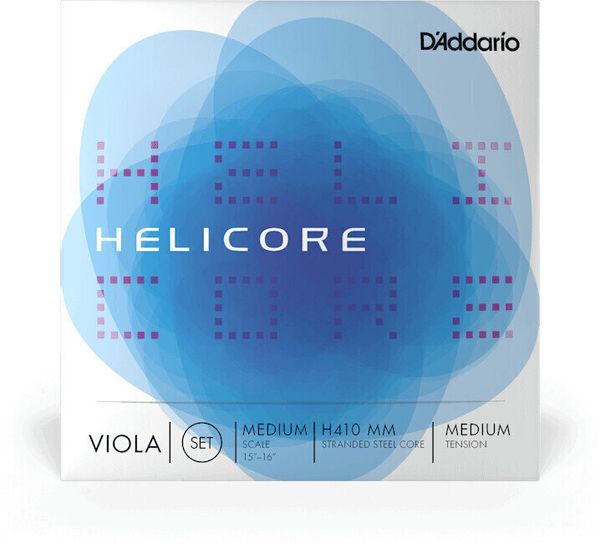 D'Addario D'Addario H410 MM Helicore Vla Set Medium Med Viola struna