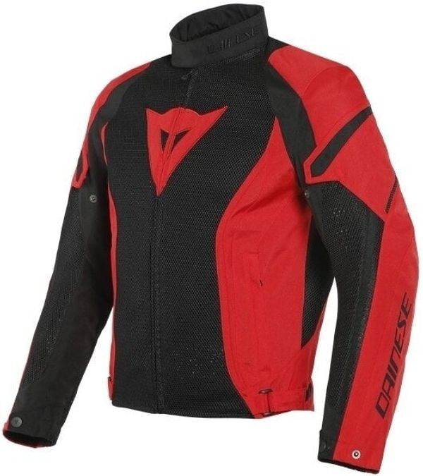 Dainese Dainese Air Crono 2 Black/Lava Red 50 Tekstilna jakna