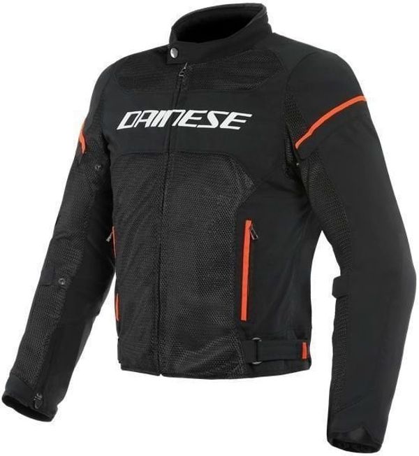 Dainese Dainese Air Frame D1 Tex Black/White/Fluo Red 50 Tekstilna jakna