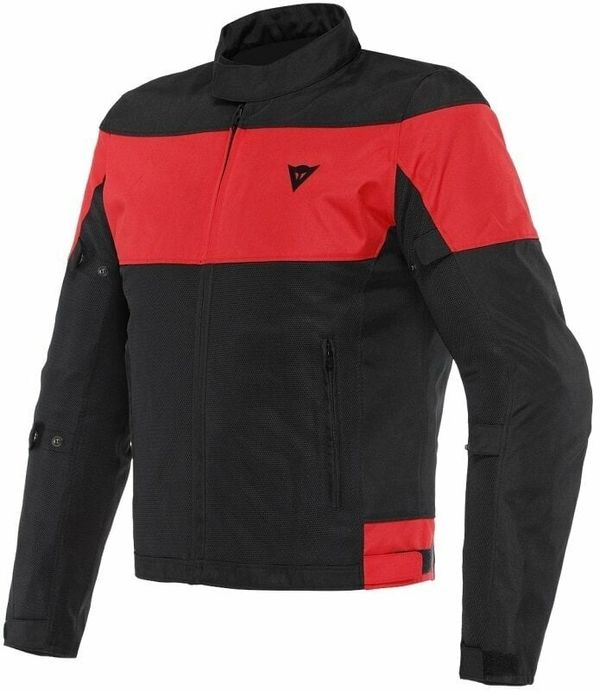 Dainese Dainese Elettrica Air Black/Black/Lava Red 48 Tekstilna jakna