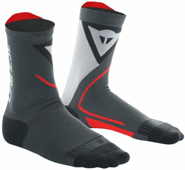 Dainese Dainese Nogavice Thermo Mid Socks Black/Red 39-41