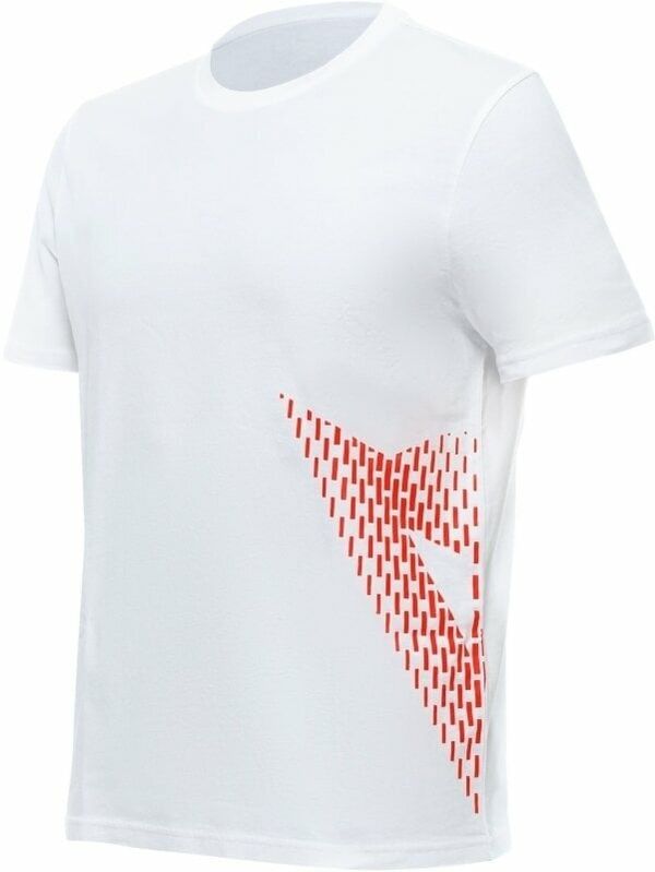 Dainese Dainese T-Shirt Big Logo White/Fluo Red 3XL Majica