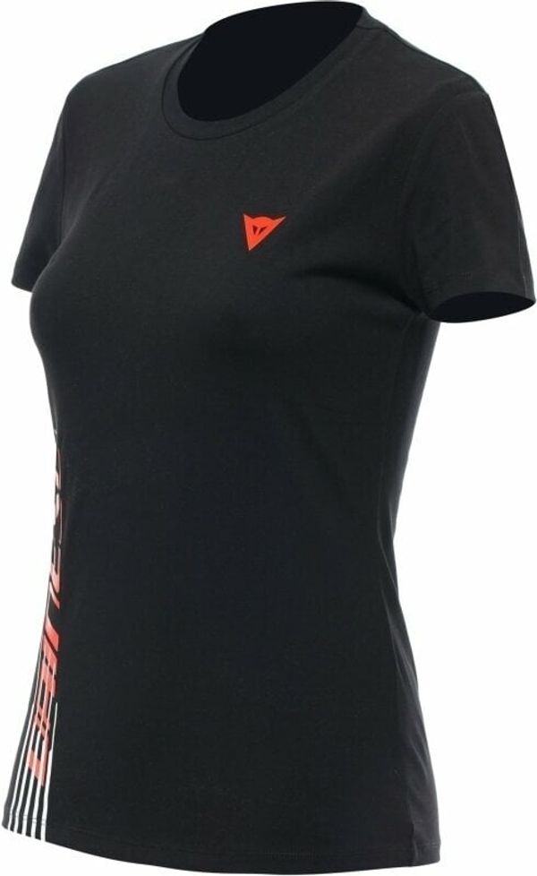 Dainese Dainese T-Shirt Logo Lady Black/Fluo Red M Majica